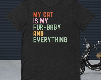 Unisex t-shirt| Cat T-shirt|Women's Cat T-shirt|Feline lover shirt|