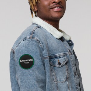 Embroidered patches, Juneteenth Patches, Freedom Day Patches