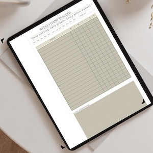Weekly Habit Tracker Printable/Everyday Habit Tracker Goodnotes & Notability Compatible/Editable Canva Instant Download