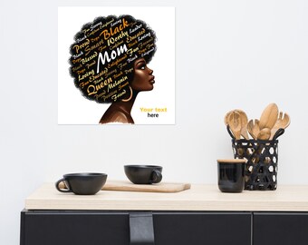 Personalized Mom Poster