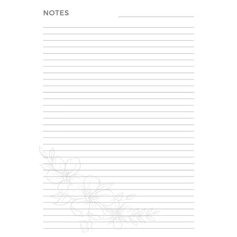 Notes Paper Printable, Student Notetaking, Rule Writing Paper, Editable ...
