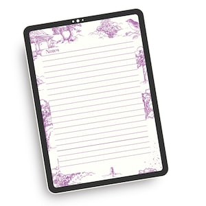 Google Note Printable Template, Editable Google Notes, Note Taking Template, Digital Download, Editable Canva Instant Download