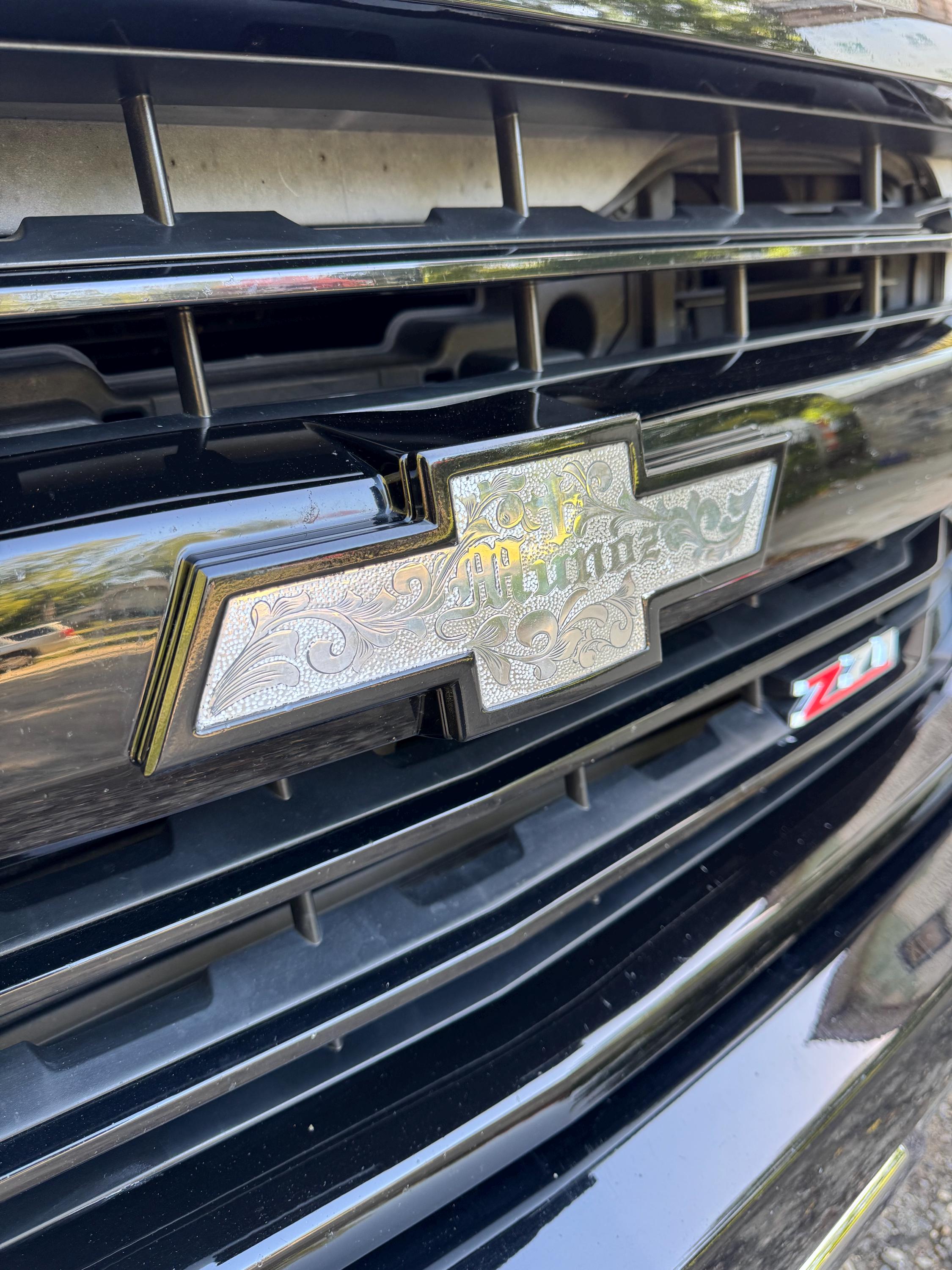 Chevy Silverado 1988-2018 Engraved Billet Bowties (customizable) - Etsy