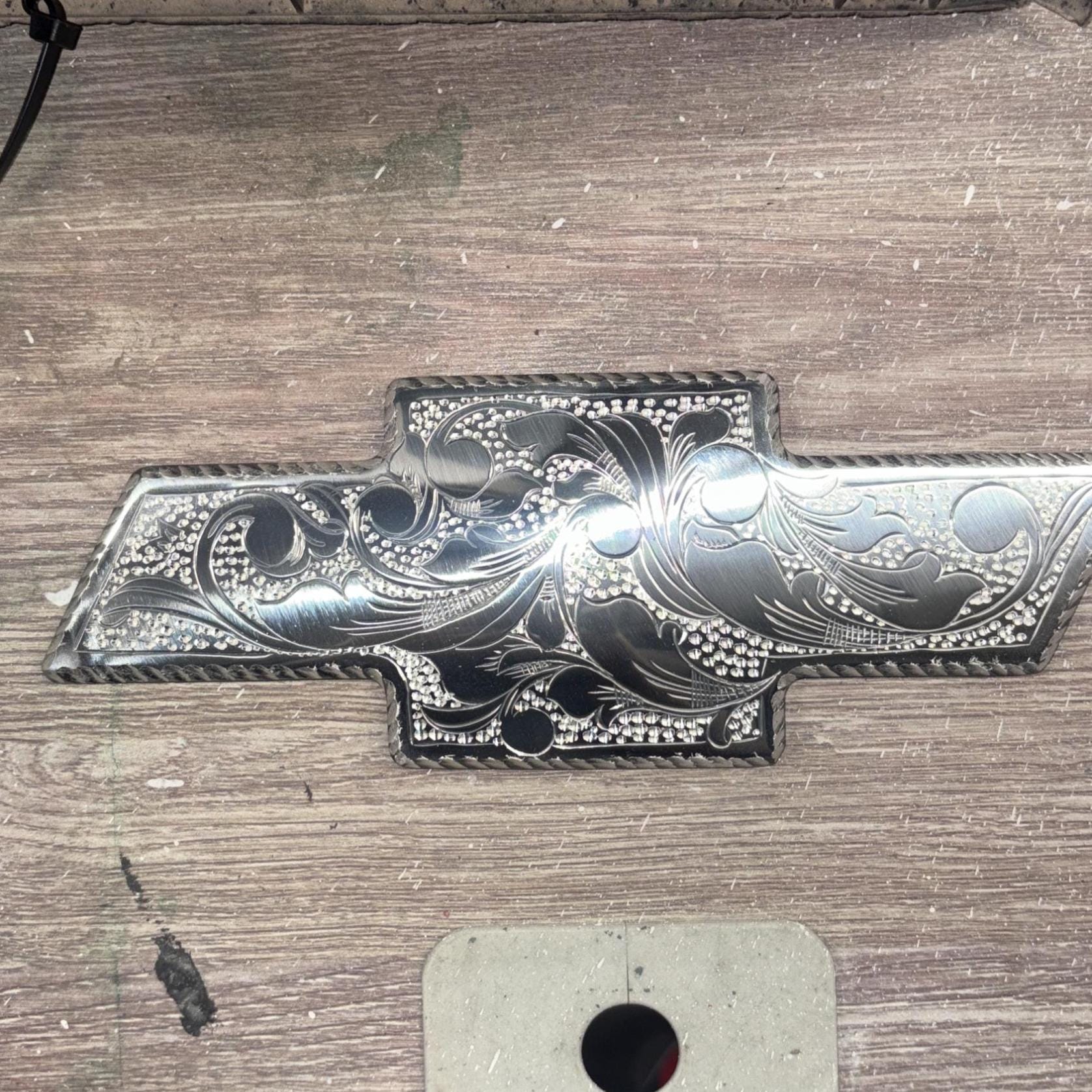 Chevy Silverado 1988-2018 Engraved Billet Bowties (customizable) - Etsy