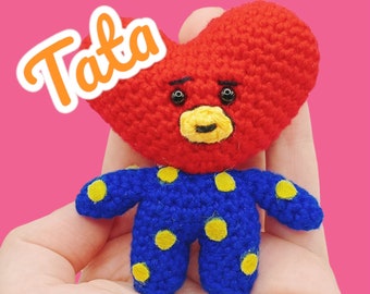 BTS Bt21 Tata Amigurumi gehäkelt