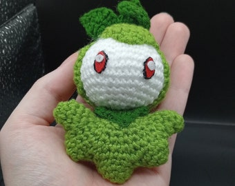 POKEMON Fomantis chili Plush Doll