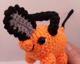 Pocota Chainsaw Man Plüschtier, handgefertigt als Amigurumi - Anime