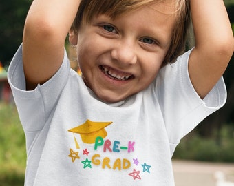 Pre-K Kindergarten Grade Graduation Child Kid Grad Tee Shirt