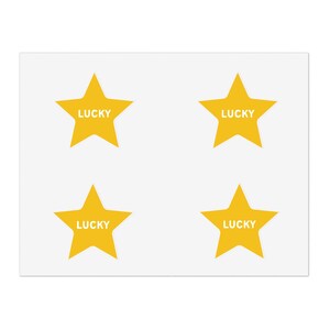 Adesivos da sorte, faculdade, amigo, presente, artesanato, aniversário, adesivos, adesivos engraçados, adesivos para laptop, garrafa de água, adesivos para copos, engraçados