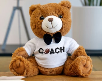 Football Coach Gift Teddy Bear Sports Team Banquet End of School