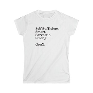 GenX grappig casual T-shirt voor dames afbeelding 4
