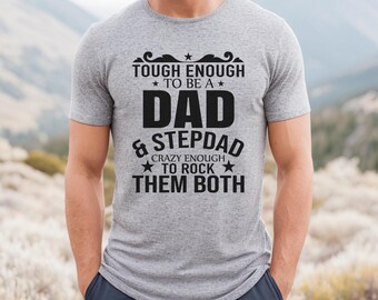 Camiseta de padrastro para el día del padre: regalo extra para papá como regalo de cumpleaños para padrastro: regalo de papá estilizado