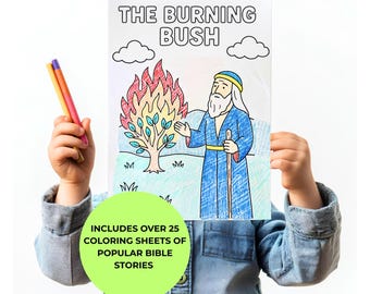 Bible Story Coloring Sheets for Sunday School Activity Set for Jonah and the Whale Story Bible Coloring Pages for Children's Church Activity