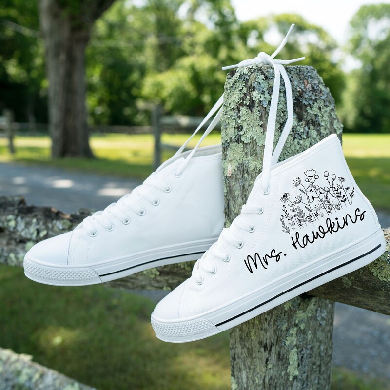 custom wedding sneakers