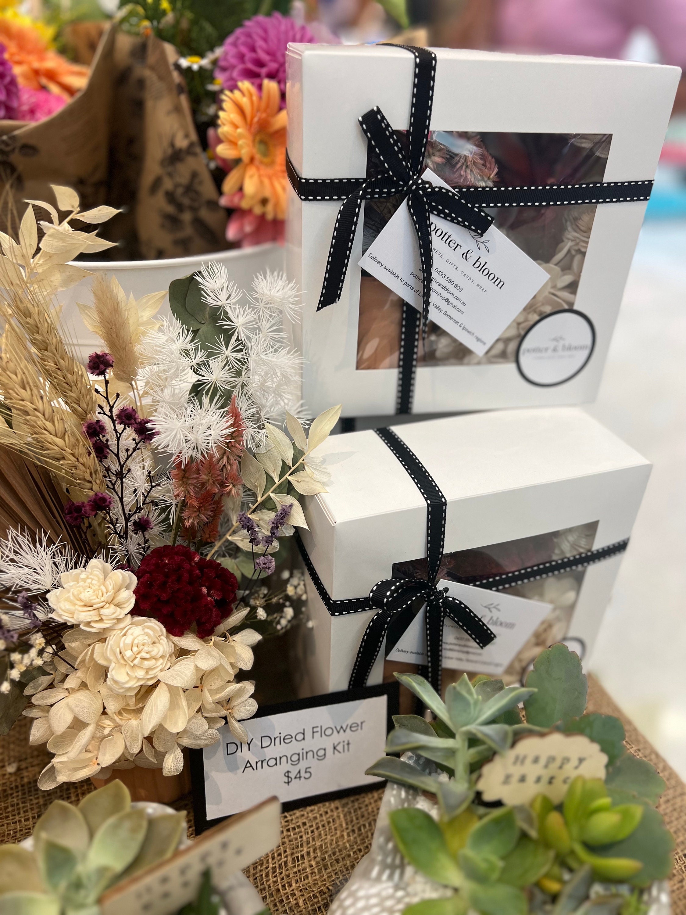 DIY Mini Dried Flower Arranging Kit Etsy Australia