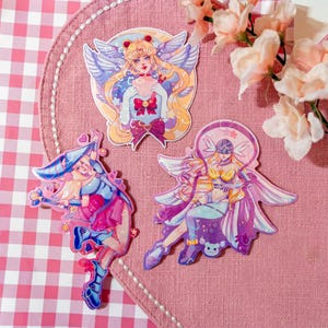 Magical Girl 4 Inch Stickers