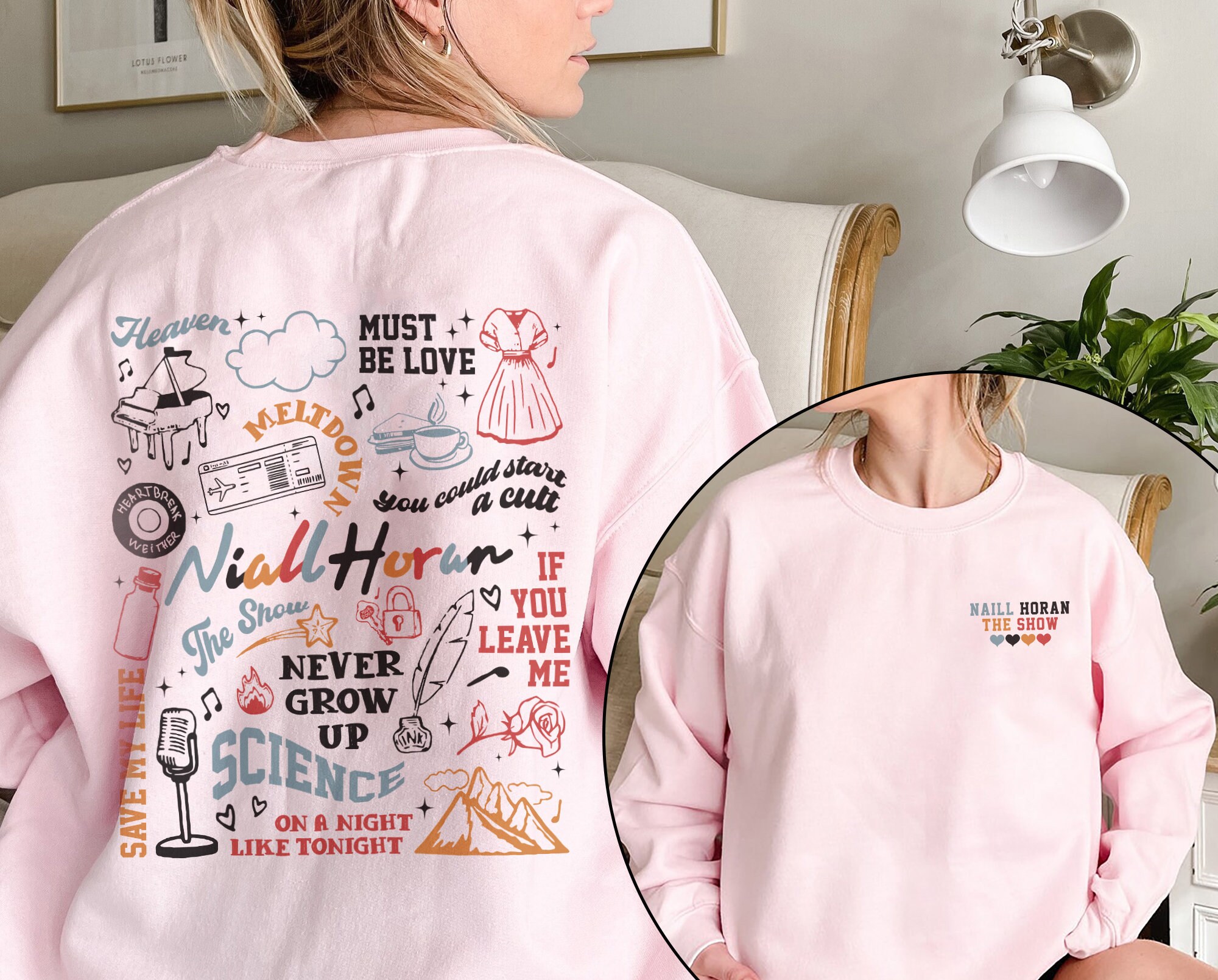 Niall Horan The Show 2 Sides TShirt, Heaven Wont Be The Same