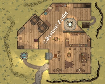 The Wander Inn - DnD Inn Battle Map