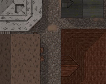 Backalleys - DnD City Battlemap