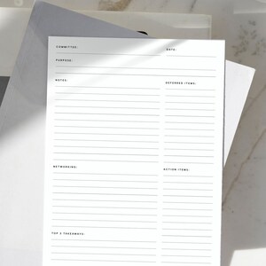 Ultimate meeting notes template