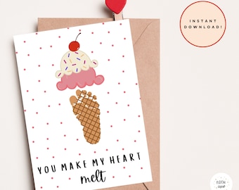 NICU footprint craft, baby footprint craft, baby ice cream footprint craft, newborn footprint craft, NICU craft, baby craft