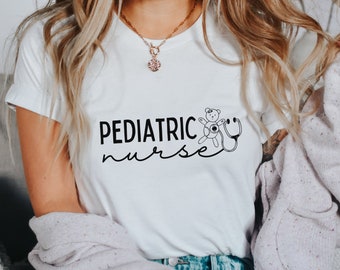 PEDIATRIC NURSE SHIRT | Rn Shirt | School Spirit Shirt | Gifts for Nurses | Group Shirts for Nurses | One-Of-A-Kind Nurse | Pediatrics Shirt
