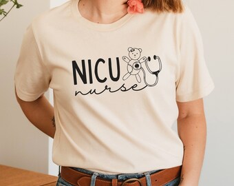 NICU Nurse Shirt with Teddy Bear | NICU Future Nurse Shirt | RN Shirt | Gifts for Nurses | Group Shirts for Nurses