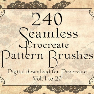 240 Ornamental brushes for Procreate