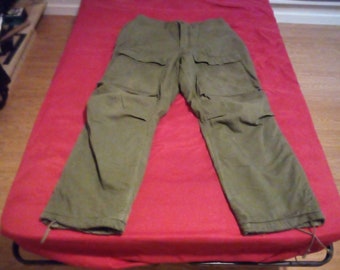 Chemical Protective Suit Trousers Color Green Size Large Used