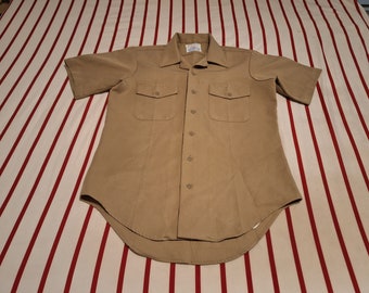 U.S. Navy Short Sleeve Khaki Shirt Used