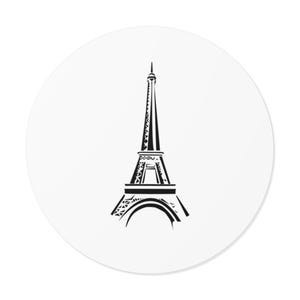 Eiffel Tower - Paris - Round Vinyl Stickers