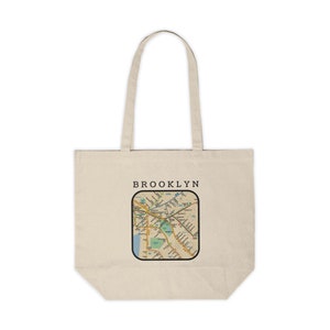 Brooklyn Subway - Canvas Shopping Tote