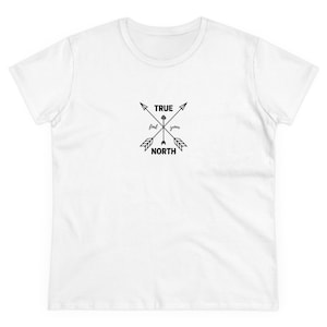Find Your True North - Women&#39;s Midweight Cotton Tee