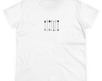 Arrows - Frauen T-Shirt aus mittelschwerer Baumwolle