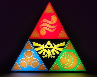 Zelda Triforce LED Light
