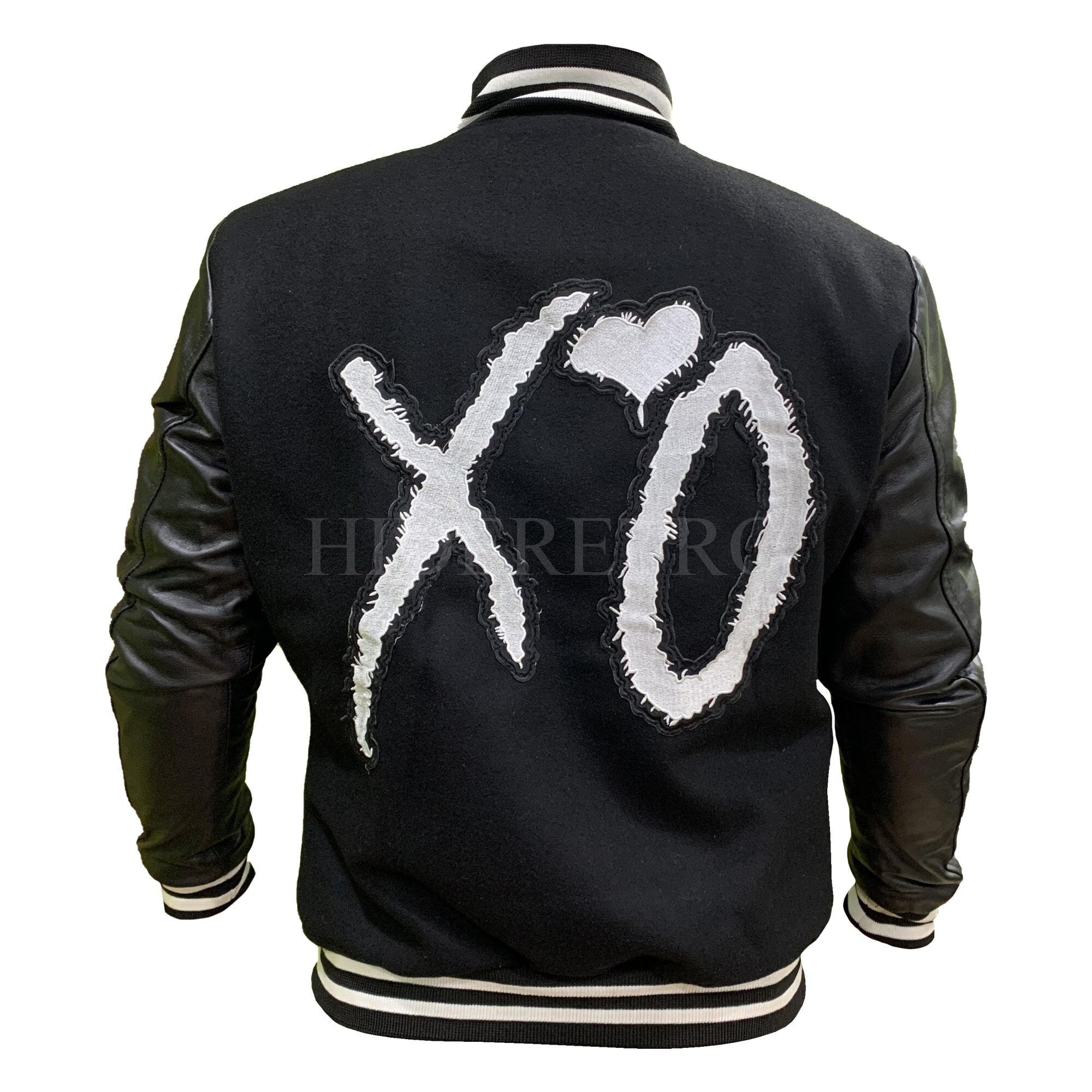 Grey and White The Weeknd XO Roots House of Balloons Premium Award Jacket -  Jackets Masters