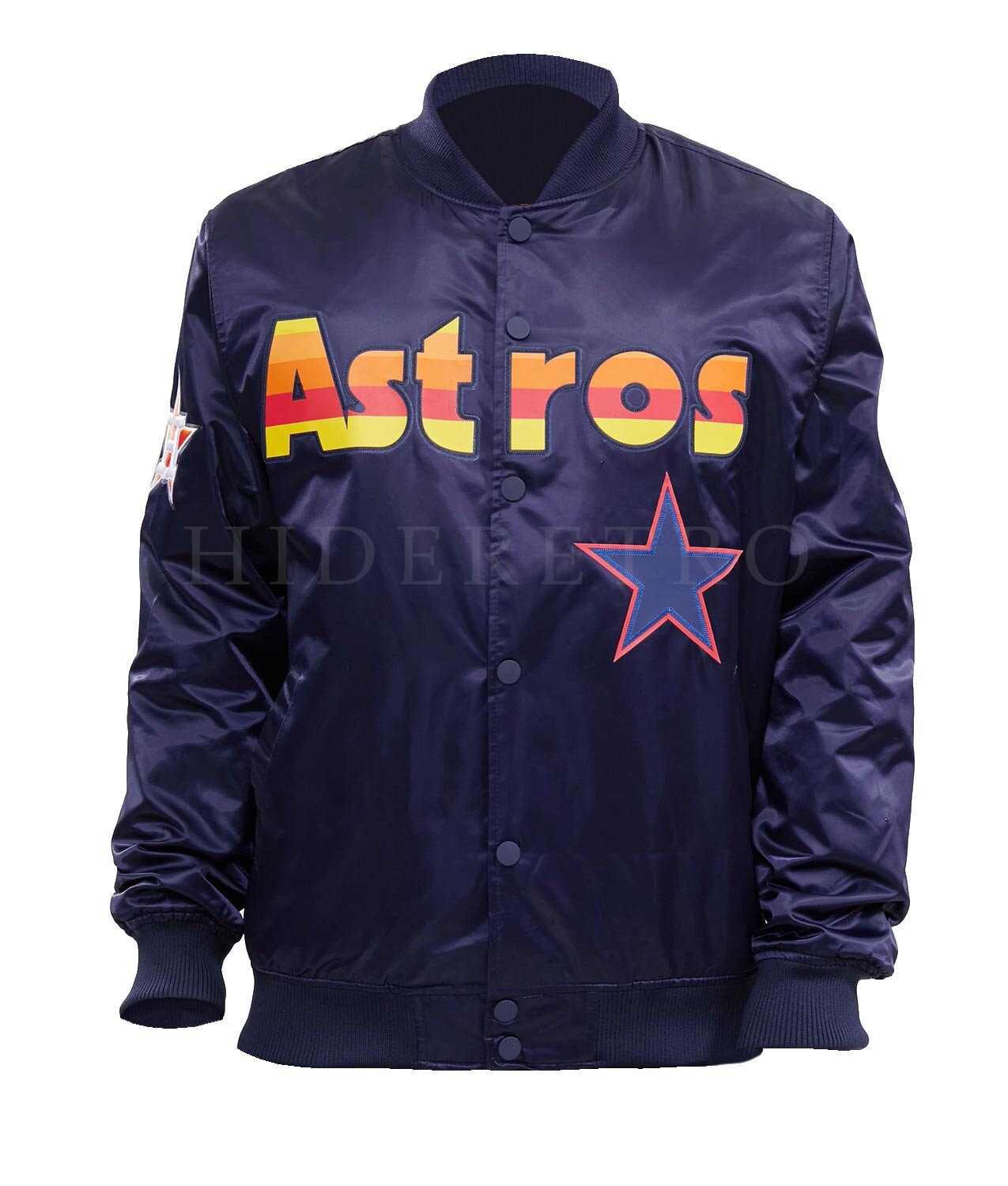 Astros Sequin Jacket Houston Baseball Team Glitter Blue Jacket -  Sweden