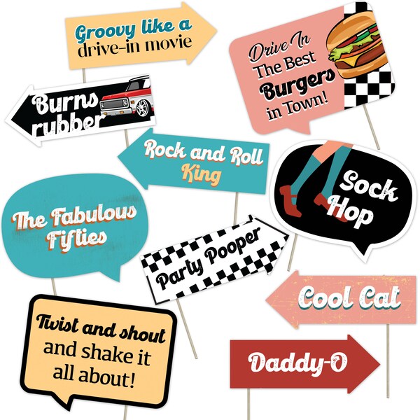 Grease Lightning PINK Car Photo Booth (Download Now) Etsy Canada