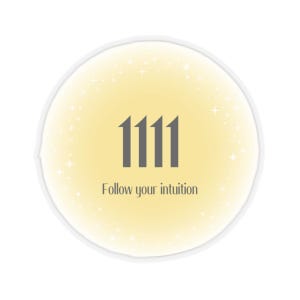1111 Angel Numbers Vinyl Sticker Decal
