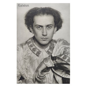 Original Autographed GOTTFRIED GALSTON Portrait Photograph