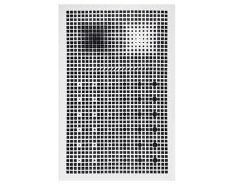 VICTOR VASARELY Original Vintage Serigraph Poster “SUPERNOVAE, 1959-61”