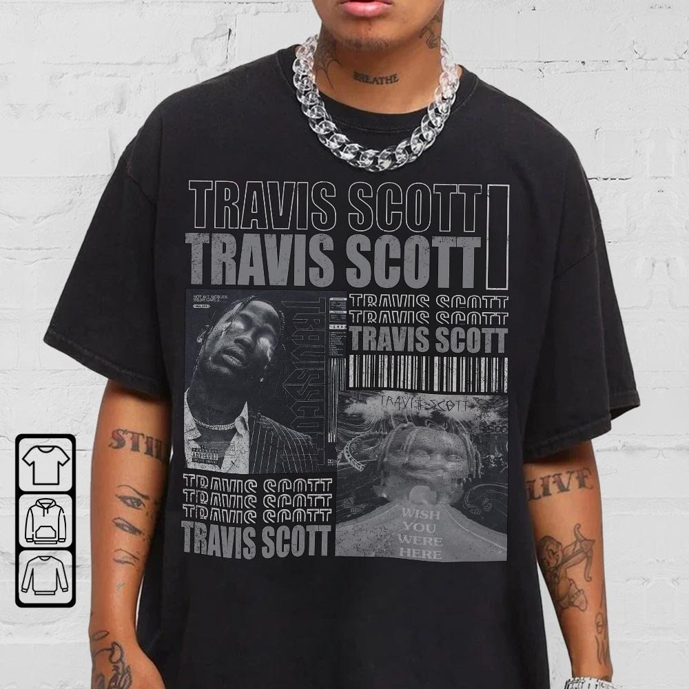 Travis Scott Shirt 90s Vintage Rap Tee - Etsy