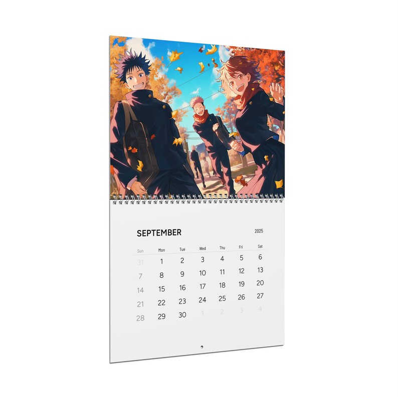 Jujutsu Kaisen 2025 Wall Calendar Perfect for Fans, Anime Calendar