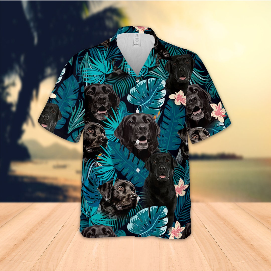 Labrador Dog Tropical Hawaii Shirt Hawaiian Shirt Hawaiian Etsy