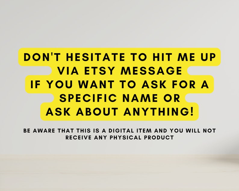 Description michael Wall Art Printable Thoughtful Etsy