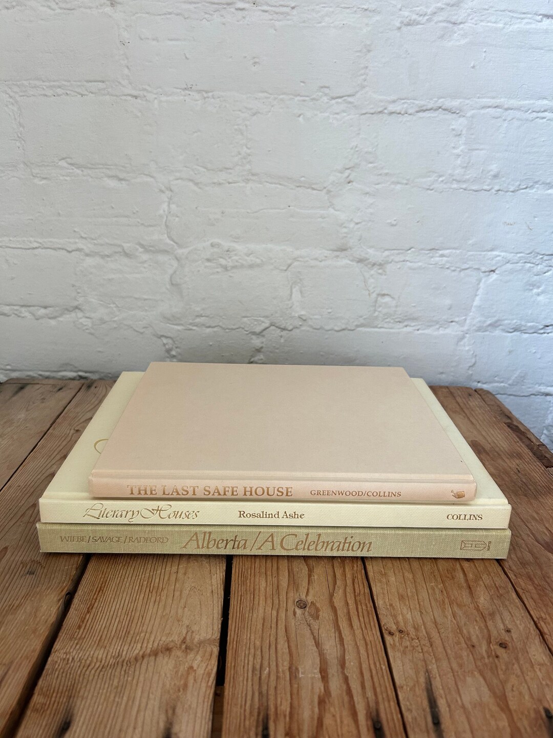 Trio of Vintage Coffee Table Books! Exact 3 Coffee Table Books in Ivory ...