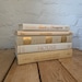 Gold Tone Set of Decorative Books, Neutral Book Decor, Luxury Staging ...