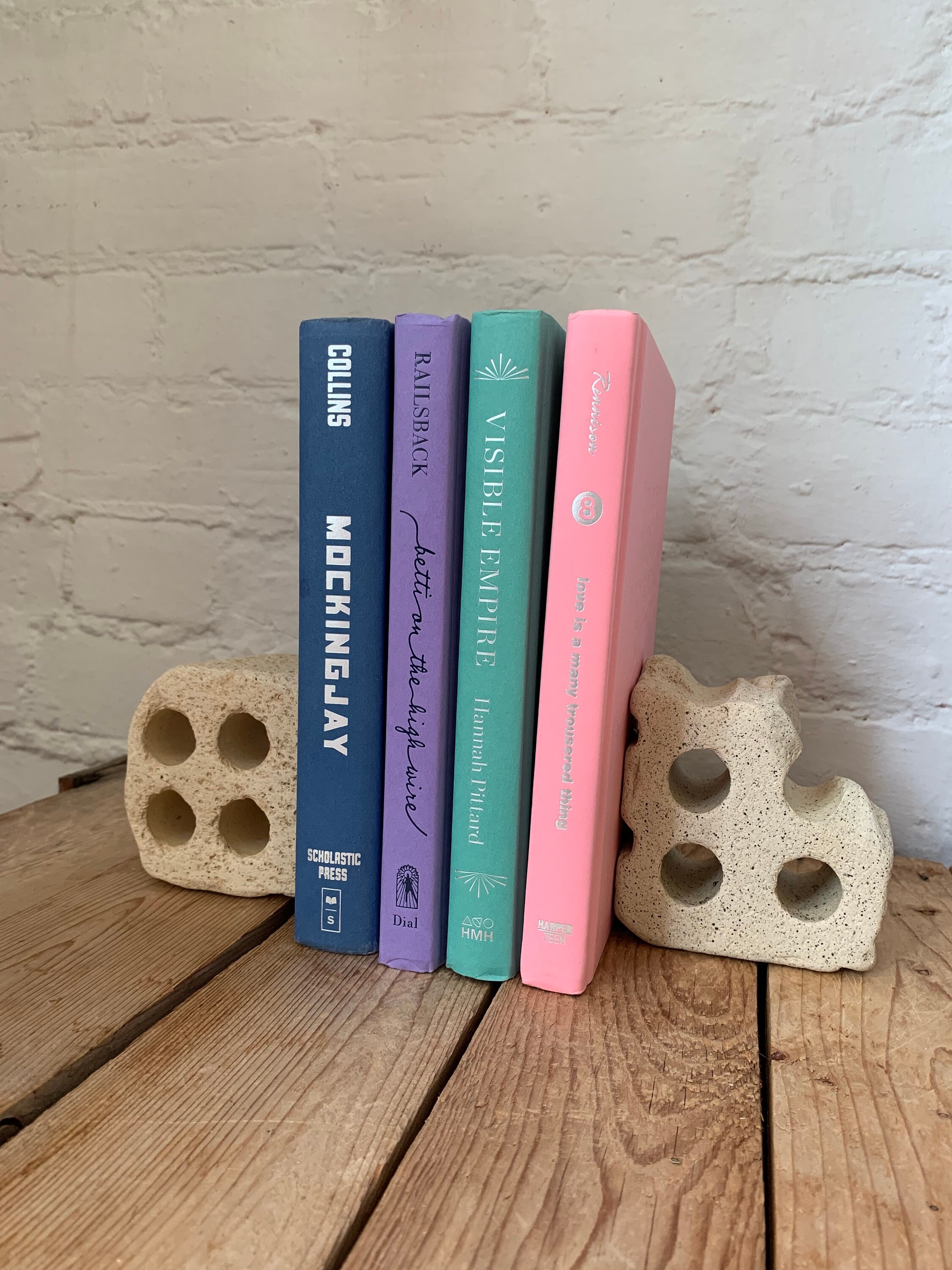 Pastel Book Stack, Easter Decorating Idea, Wedding Centre Piece Idea ...