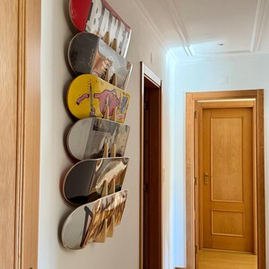 Wall 4 / 6 Skate board Rack, skate board hanger, multiple skateboard stand, Rack for skaters, wood stand, skater gift, sk8, Skate gear