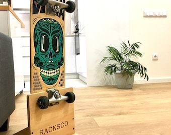 Vloerskaterek, skatehanger, steun, eenvoudige skateboardstandaard, cadeau voor skaters, skateboard, skatewinkel, skate-uitrusting, skate-accessoires, Sk8